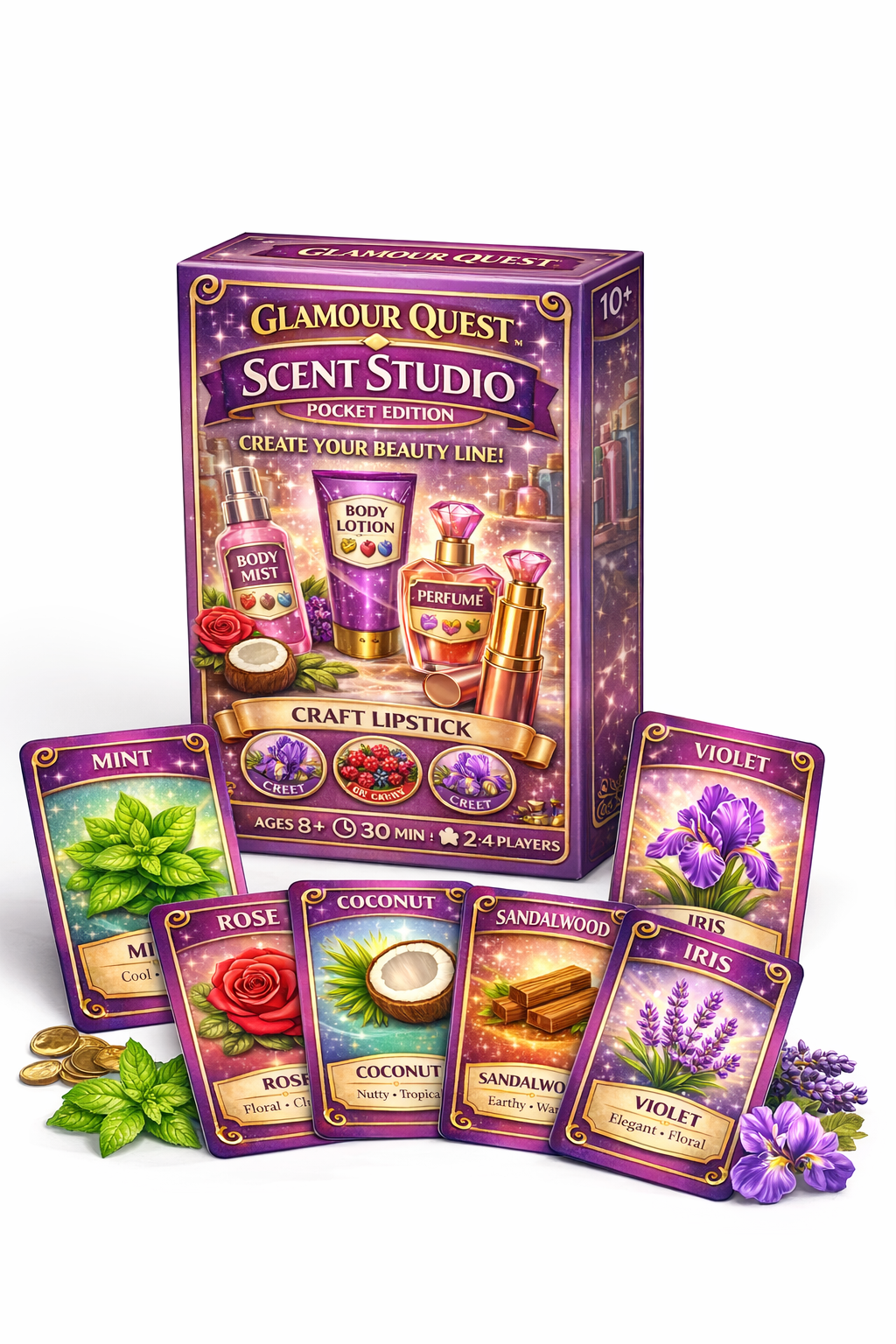 Glamour Quest® (Scent Studio Pocket Edition) Card-Only Game -  Ages 8+