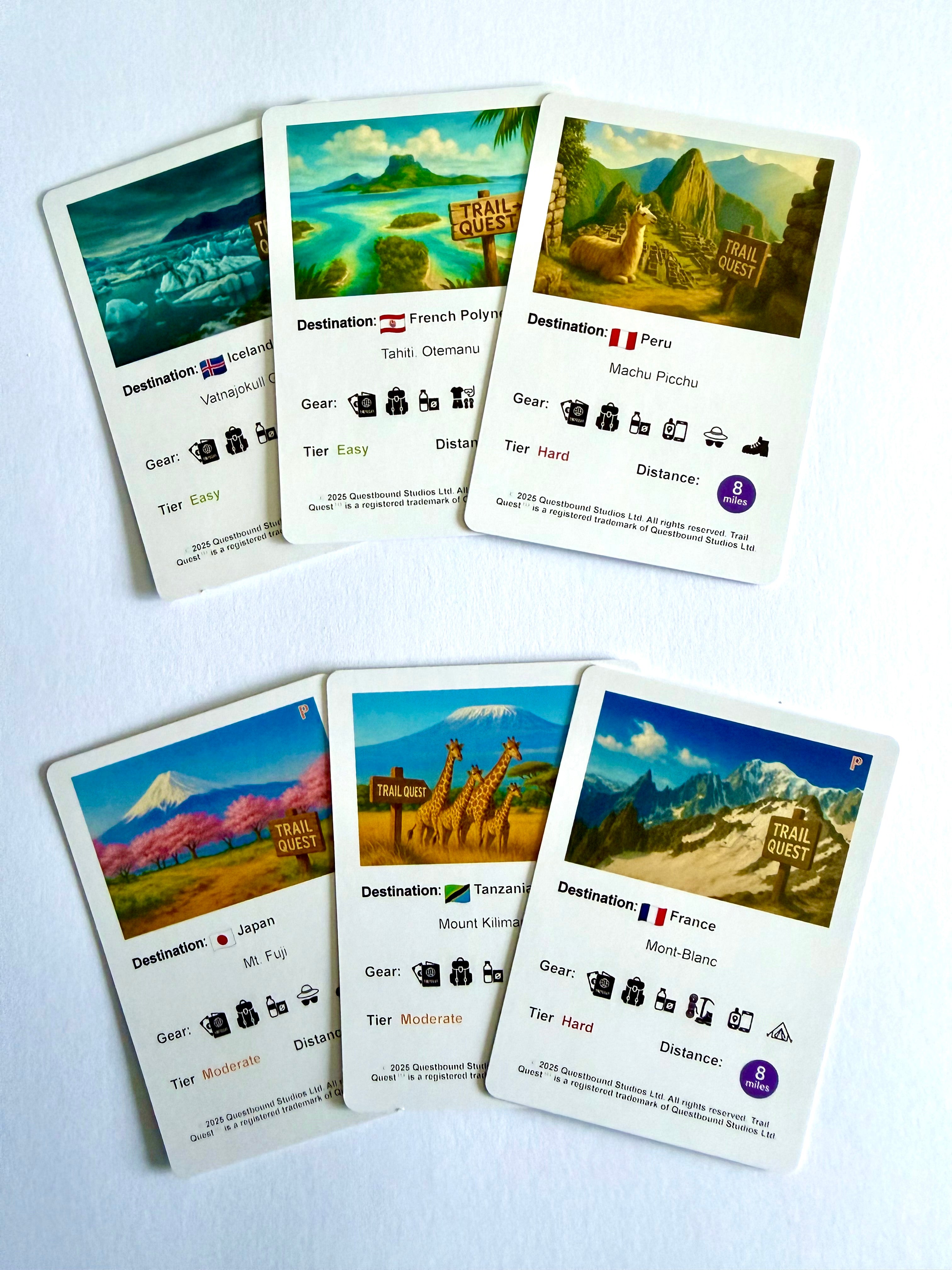 Trail Quest® - World Expeditions Card-Only Game -  Ages 8+