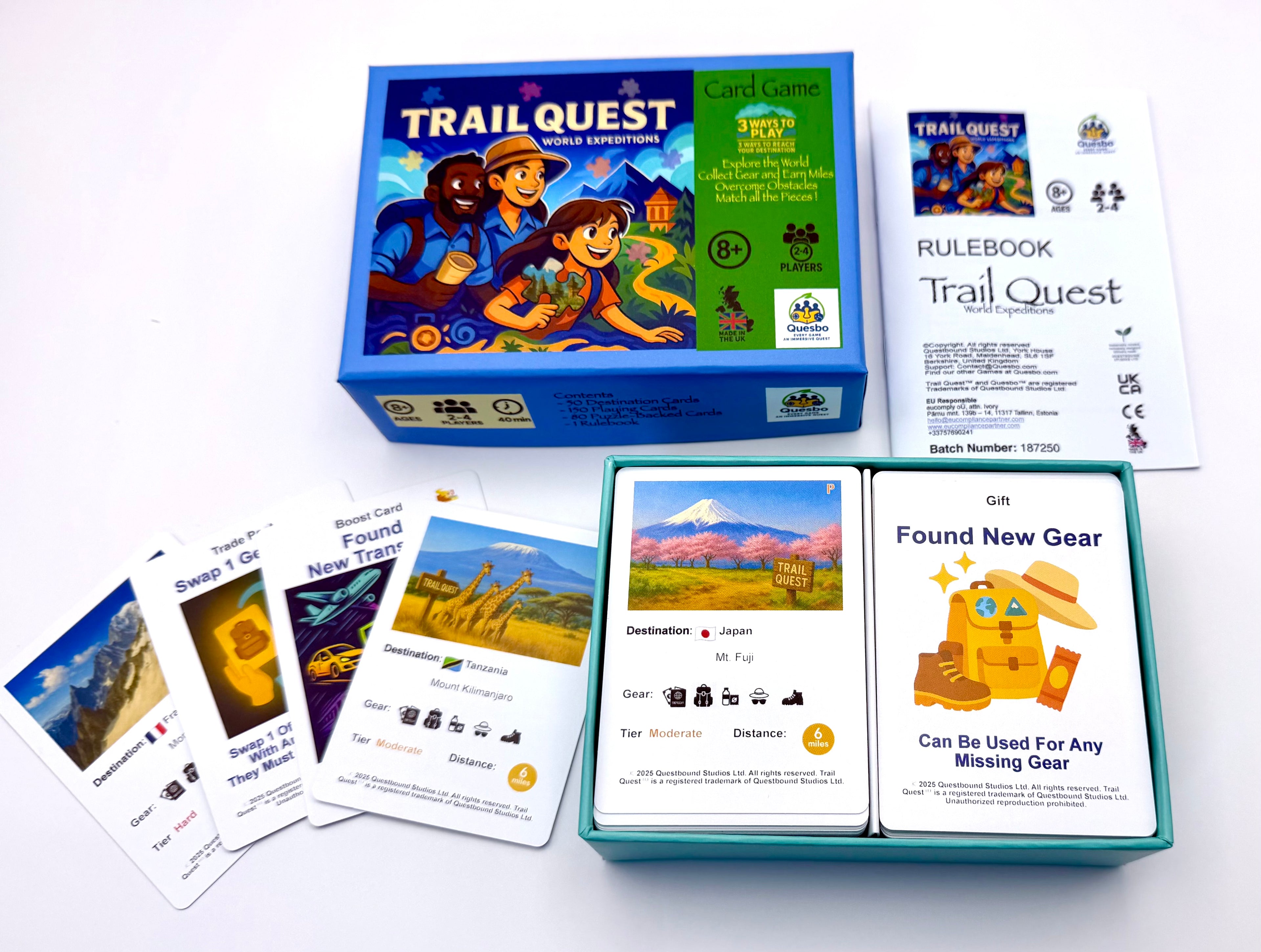 Trail Quest® - World Expeditions Card-Only Game -  Ages 8+